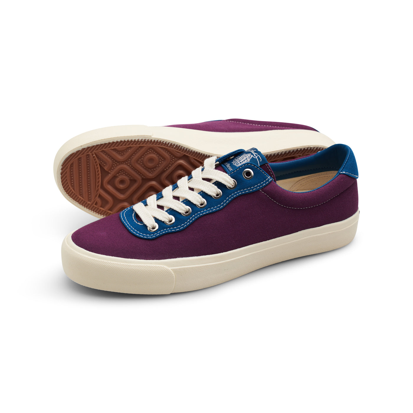 VM001-Lo Canvas (Plum/Dirty Blue)