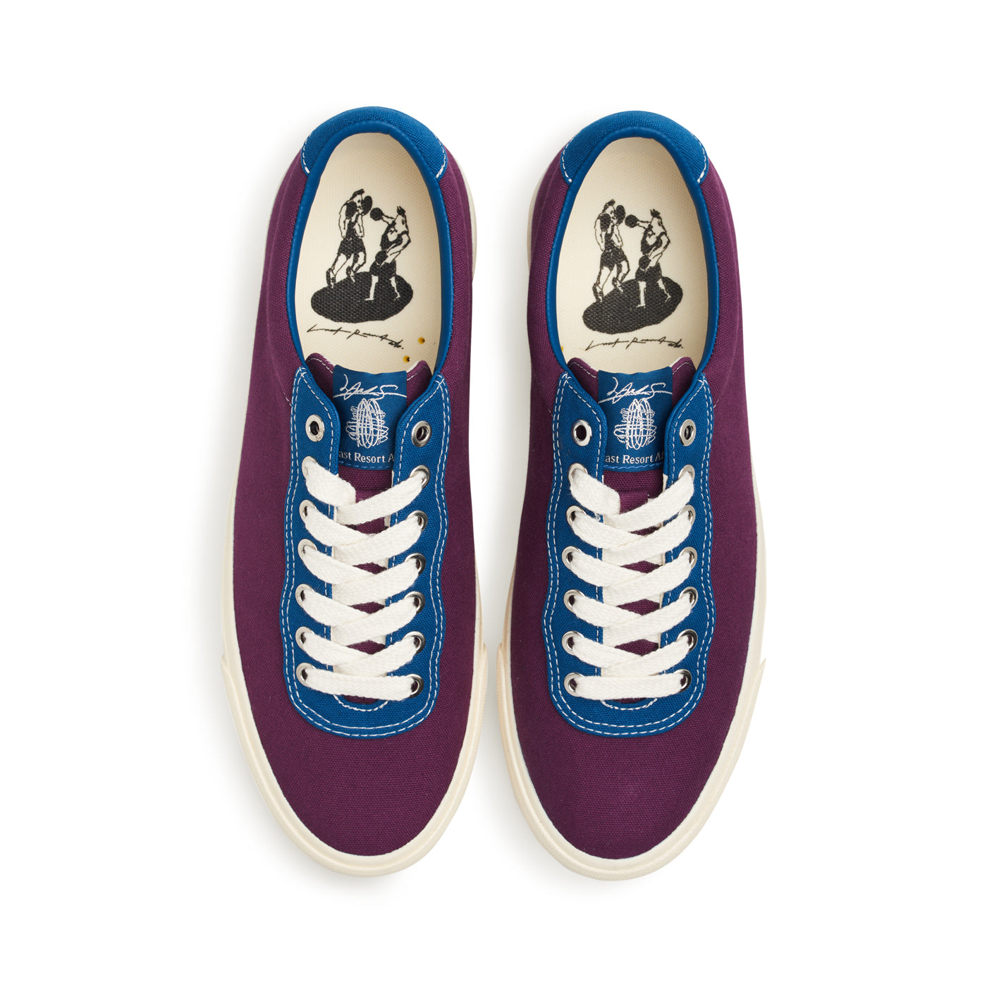 VM001-Lo Canvas (Plum/Dirty Blue)