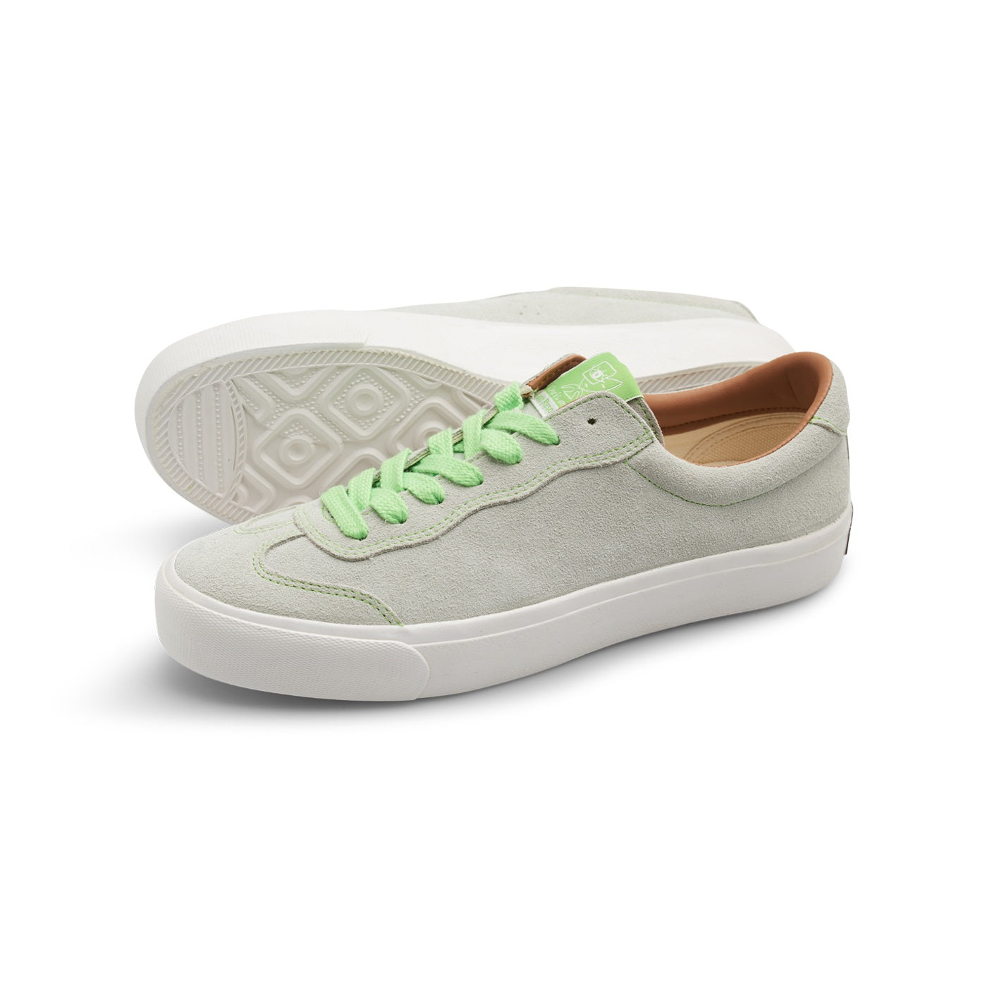 VM004-Lo Milic Suede (Green Tint/White)